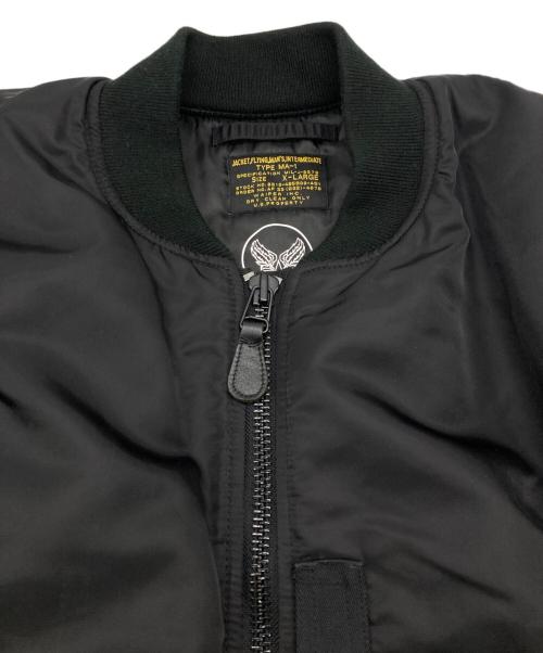 waiper（ワイパー）waiper (ワイパー) MA-1ジャケット ブラック サイズ:XLの古着・服飾アイテム
