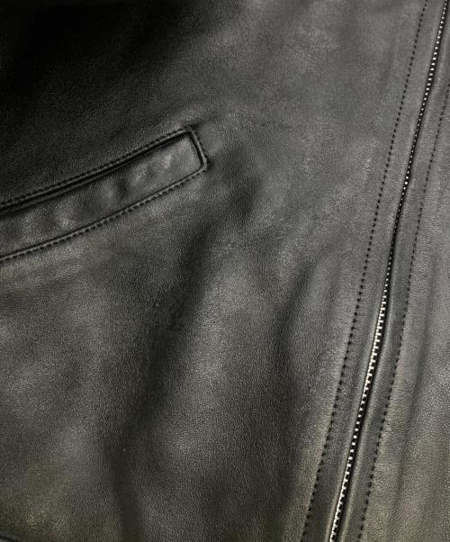 Schott（ショット）Schott (ショット) LEATHER TRACKER JACKET ブラック サイズ:Mの古着・服飾アイテム