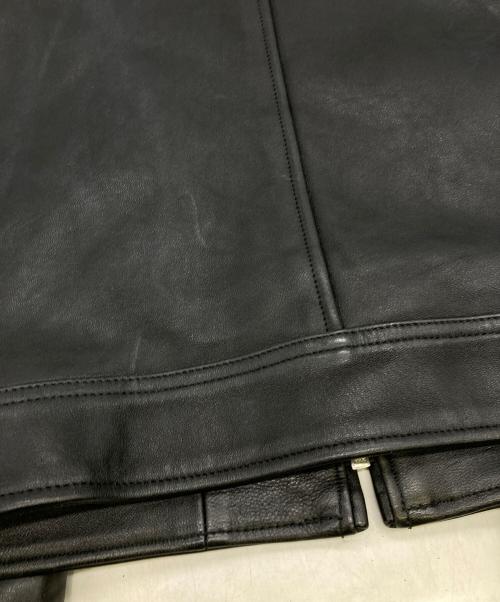 Schott（ショット）Schott (ショット) LEATHER TRACKER JACKET ブラック サイズ:Sの古着・服飾アイテム