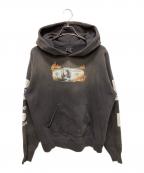 SAINT MICHAEL×PAY MONEY TO MY PAINセントマイケル×ペイ・マネー・トゥ・マイ ペイン）の古着「BRND MONEY / BK / プルオーバフーディー」｜ブラック