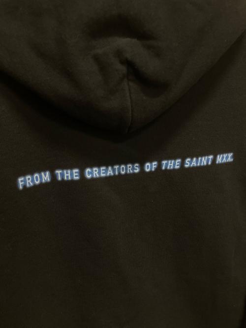 SAINT MICHAEL（セントマイケル）SAINT MICHAEL (セントマイケル) 25AW THE MATRIX HOODIE ブラック サイズ:Lの古着・服飾アイテム