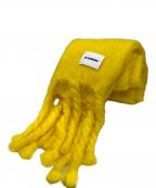 JIL SANDERジルサンダー）の古着「モヘア混マフラー　J47TE0012 J40041」｜イエロー