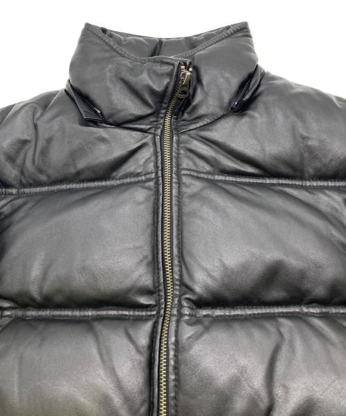 JACKROSE（ジャックローズ）JACKROSE (ジャックローズ) レザーダウンジャケット ブラック サイズ:3の古着・服飾アイテム