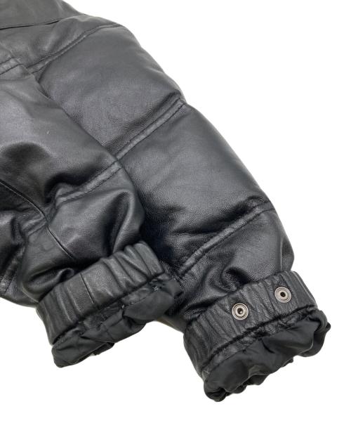 JACKROSE（ジャックローズ）JACKROSE (ジャックローズ) レザーダウンジャケット ブラック サイズ:3の古着・服飾アイテム