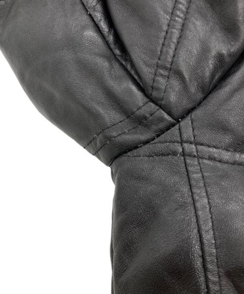 JACKROSE（ジャックローズ）JACKROSE (ジャックローズ) レザーダウンジャケット ブラック サイズ:3の古着・服飾アイテム