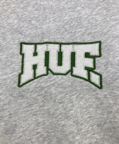 HUF（ハフ）HUF (ハフ) HOME TEAM CREWNECK グレー サイズ:Sの古着・服飾アイテム