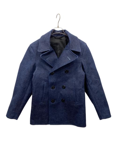 NAVAL CLOTHING FACTORY（ナバル クロージングファクトリー）NAVAL CLOTHING FACTORY (ナバル クロージングファクトリー) デニムPコート インディゴ サイズ:38の古着・服飾アイテム
