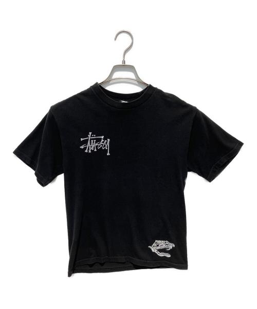 stussy（ステューシー）stussy (ステューシー) プリントTシャツ ブラック サイズ:Ｓの古着・服飾アイテム