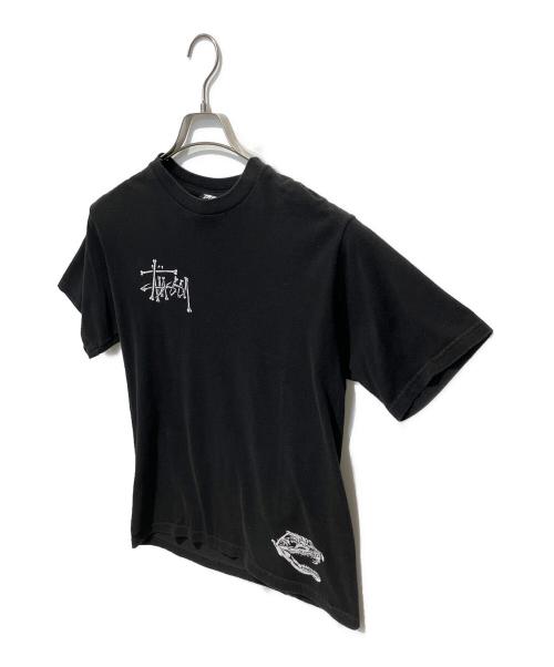 stussy（ステューシー）stussy (ステューシー) プリントTシャツ ブラック サイズ:Ｓの古着・服飾アイテム