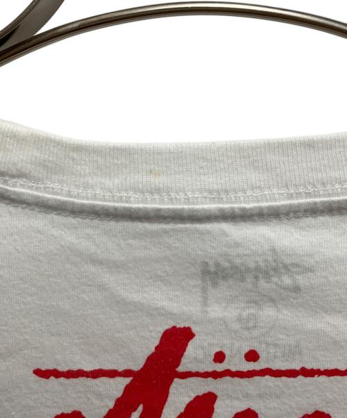 stussy（ステューシー）stussy (ステューシー) アニバーサリープリントTシャツ ホワイト サイズ:Sの古着・服飾アイテム