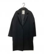 Lisiereリジェール）の古着「OVERSIZE CHESTER COAT」｜ブラック