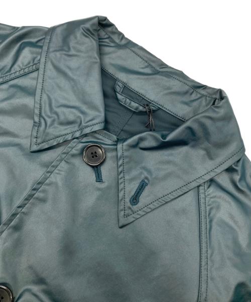 YOKE（ヨーク）YOKE (ヨーク) LEATHER-LIKE CAR COAT ディープグリーン サイズ:2の古着・服飾アイテム