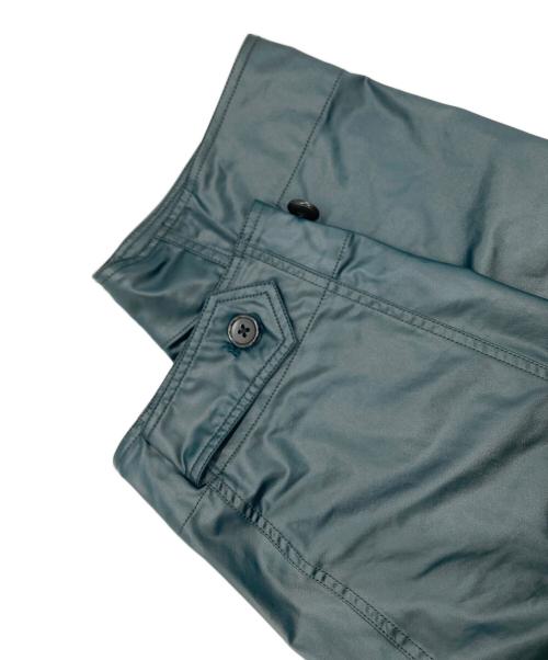 YOKE（ヨーク）YOKE (ヨーク) LEATHER-LIKE CAR COAT ディープグリーン サイズ:2の古着・服飾アイテム