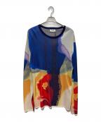 TAAKKターク）の古着「JACQUARD KNIT」｜ホワイト