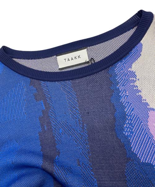 TAAKK（ターク）TAAKK (ターク) JACQUARD KNIT ホワイト サイズ:2の古着・服飾アイテム