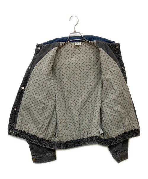 orSlow（オアスロウ）orSlow (オアスロウ) BEAMS (ビームス) Martys デニム ブルゾン ブラック×インディゴ サイズ:Mの古着・服飾アイテム