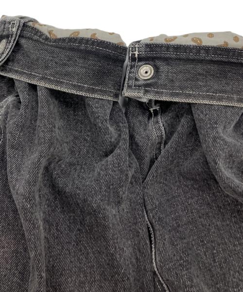 orSlow（オアスロウ）orSlow (オアスロウ) BEAMS (ビームス) Martys デニム ブルゾン ブラック×インディゴ サイズ:Mの古着・服飾アイテム