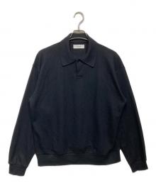 MARKA（マーカ）の古着「POLO SUPER140s WOOL DOUBLE JERSEY WASHABLE」｜ブラック