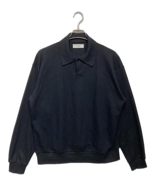 MARKA（マーカ）MARKA (マーカ) POLO SUPER140s WOOL DOUBLE JERSEY WASHABLE ブラック サイズ:1の古着・服飾アイテム