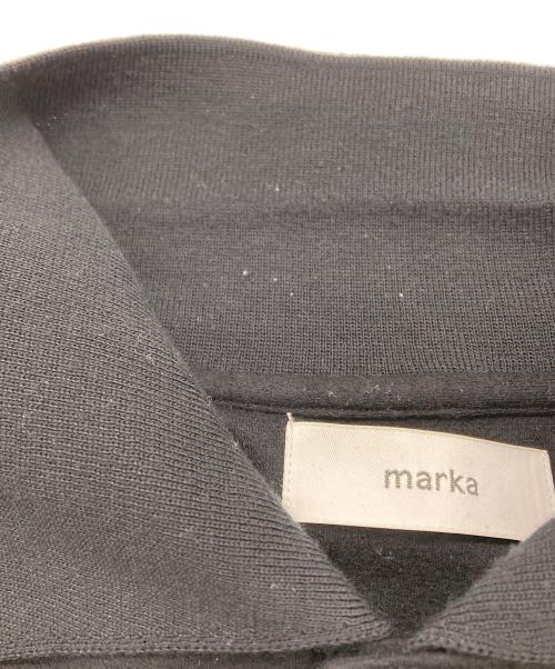 MARKA（マーカ）MARKA (マーカ) POLO SUPER140s WOOL DOUBLE JERSEY WASHABLE ブラック サイズ:1の古着・服飾アイテム
