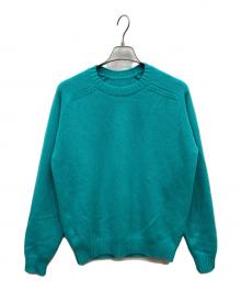 cash&barba（キャッシュ&バルバ）の古着「キャッシュベイビー クルーネック」｜ブルー