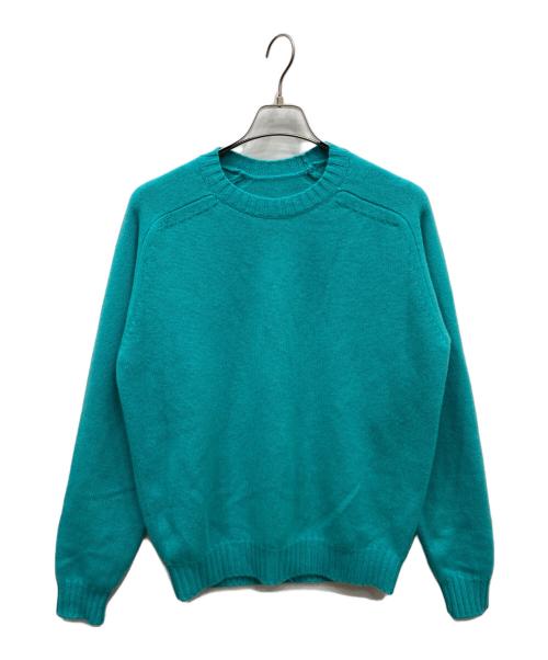 cash&barba（キャッシュ&バルバ）cash&barba (キャッシュ&バルバ) キャッシュベイビー クルーネック ブルー サイズ:1の古着・服飾アイテム