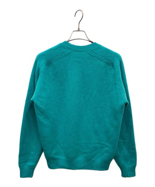 cash&barba（キャッシュ&バルバ）cash&barba (キャッシュ&バルバ) キャッシュベイビー クルーネック ブルー サイズ:1の古着・服飾アイテム