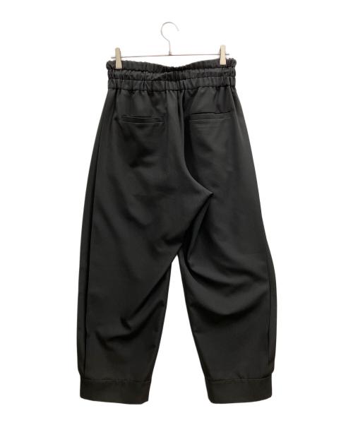 itochi（イトチ）itochi (イトチ) Polyester Linon pleated track pants ブラック サイズ:Freeの古着・服飾アイテム
