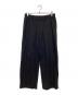 Graphpaper（グラフペーパー）の古着「Wool Smooth Flannel Easy Wide Pants」｜ブラック