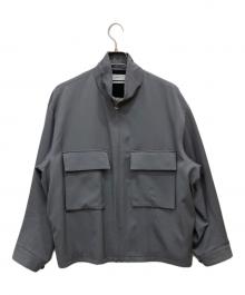 Graphpaper（グラフペーパー）の古着「Light Doeskin Stand Collar Jacket」｜グレー