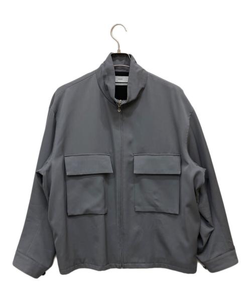 Graphpaper（グラフペーパー）Graphpaper (グラフペーパー) Light Doeskin Stand Collar Jacket グレー サイズ:1の古着・服飾アイテム