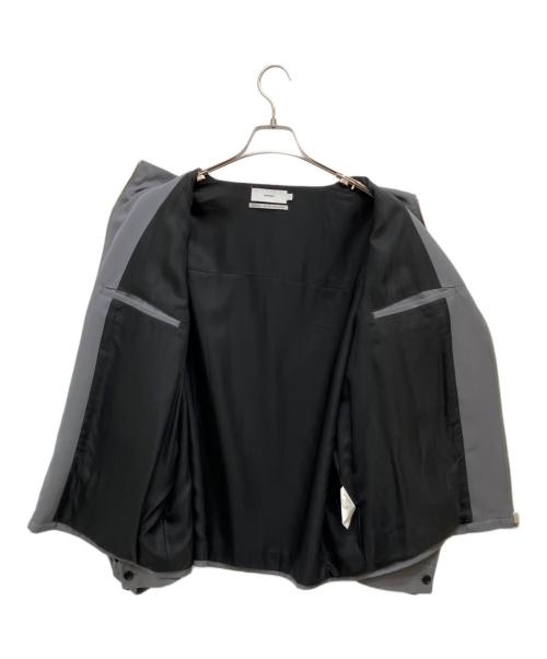 Graphpaper（グラフペーパー）Graphpaper (グラフペーパー) Light Doeskin Stand Collar Jacket グレー サイズ:1の古着・服飾アイテム