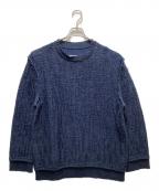 Maison Margielaメゾンマルジェラ）の古着「クルーネックニット」｜ネイビー