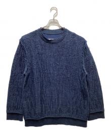 Maison Margiela（メゾンマルジェラ）の古着「クルーネックニット」｜ネイビー