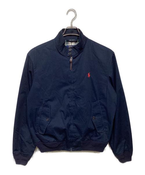 POLO RALPH LAUREN（ポロ・ラルフローレン）POLO RALPH LAUREN (ポロ・ラルフローレン) ハリントンジャケット ネイビー サイズ:Mの古着・服飾アイテム