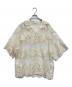 CLANE（クラネ）の古着「SHEER FLOWER LACE SHIRTS」｜アイボリー