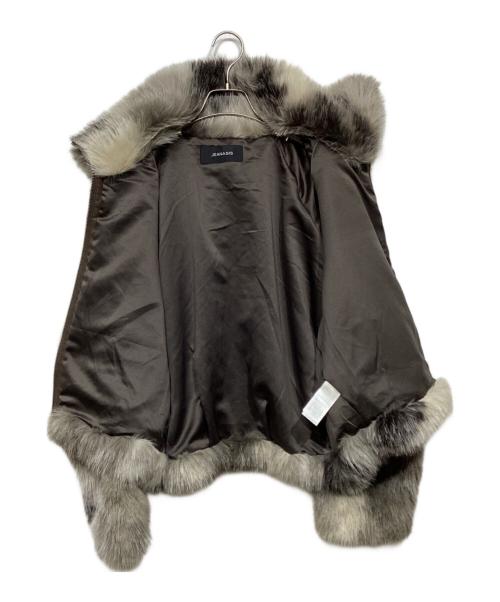 JEANASIS（ジーナシス）JEANASIS (ジーナシス) MIXカラーファーブルゾン　JS071661SL ベージュ サイズ:Fの古着・服飾アイテム