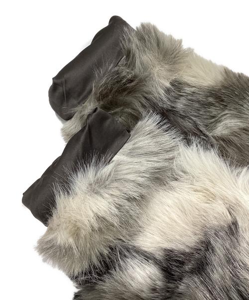 JEANASIS（ジーナシス）JEANASIS (ジーナシス) MIXカラーファーブルゾン　JS071661SL ベージュ サイズ:Fの古着・服飾アイテム