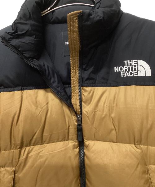 THE NORTH FACE（ザ ノース フェイス）THE NORTH FACE (ザ ノース フェイス) ショート ヌプシジャケット ブラウン×ブラック サイズ:Lの古着・服飾アイテム