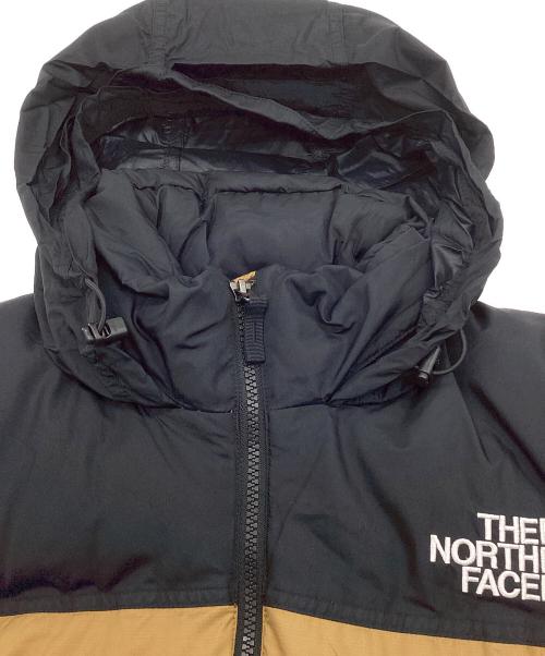 THE NORTH FACE（ザ ノース フェイス）THE NORTH FACE (ザ ノース フェイス) ショート ヌプシジャケット ブラウン×ブラック サイズ:Lの古着・服飾アイテム