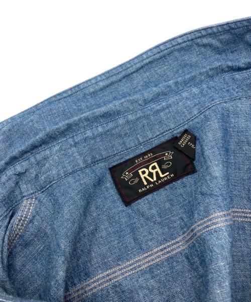 RRL（ダブルアールエル）RRL (ダブルアールエル) シャンブレーシャツ インディゴ サイズ:Mの古着・服飾アイテム