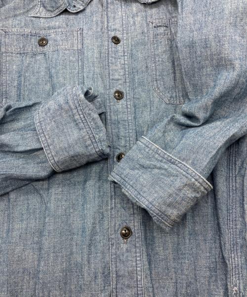RRL（ダブルアールエル）RRL (ダブルアールエル) シャンブレーシャツ インディゴ サイズ:Mの古着・服飾アイテム