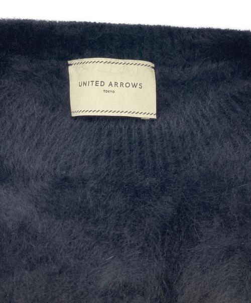 UNITED ARROWS（ユナイテッドアローズ）UNITED ARROWS (ユナイテッドアローズ) 24FW フォックスカシミヤ クルーネック ニット ブラック サイズ:FREEの古着・服飾アイテム