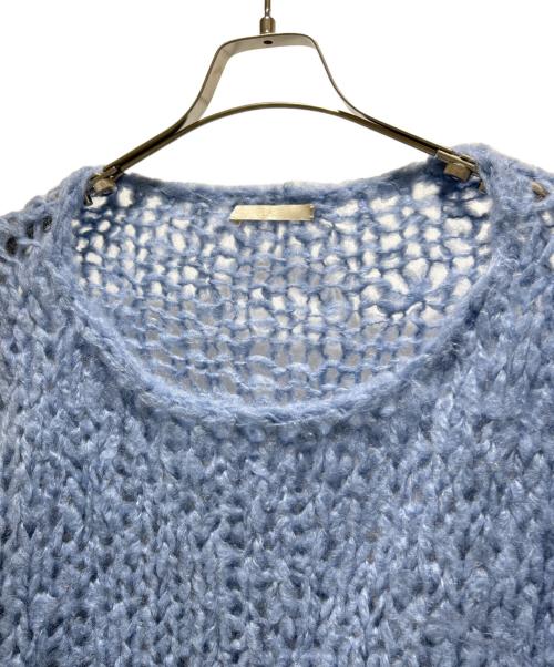 Plage（プラージュ）Plage (プラージュ) HAND KNIT ジャンボタム プルオーバー ブルー サイズ:- 未使用品の古着・服飾アイテム