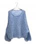 Plage（プラージュ）の古着「HAND KNIT ジャンボタム プルオーバー」｜ブルー