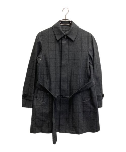 UNITED ARROWS（ユナイテッドアローズ）UNITED ARROWS (ユナイテッドアローズ) ウールステンカラーコート グレー サイズ:46の古着・服飾アイテム