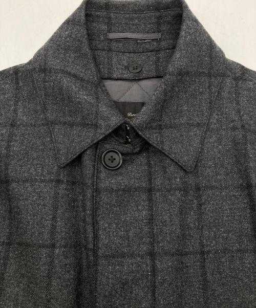 UNITED ARROWS（ユナイテッドアローズ）UNITED ARROWS (ユナイテッドアローズ) ウールステンカラーコート グレー サイズ:46の古着・服飾アイテム