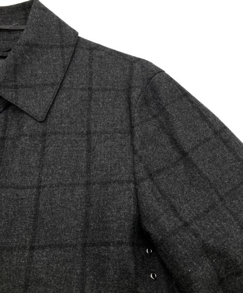 UNITED ARROWS（ユナイテッドアローズ）UNITED ARROWS (ユナイテッドアローズ) ウールステンカラーコート グレー サイズ:46の古着・服飾アイテム