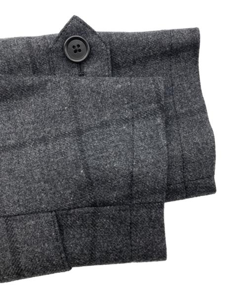 UNITED ARROWS（ユナイテッドアローズ）UNITED ARROWS (ユナイテッドアローズ) ウールステンカラーコート グレー サイズ:46の古着・服飾アイテム