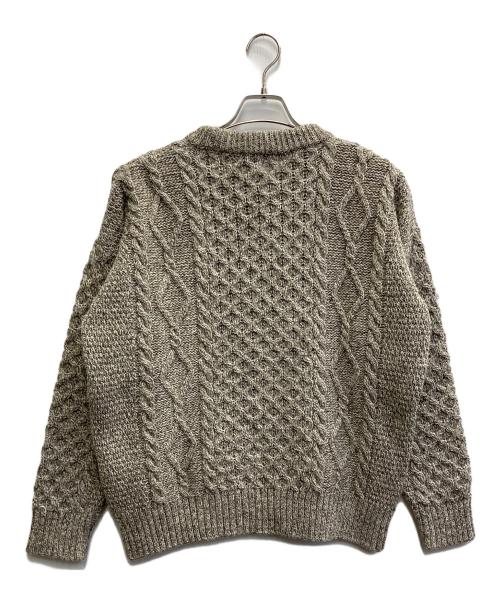 OLD DERBY（オールダービー）OLD DERBY (オールダービー) ケーブルニット ベージュ サイズ:Mの古着・服飾アイテム